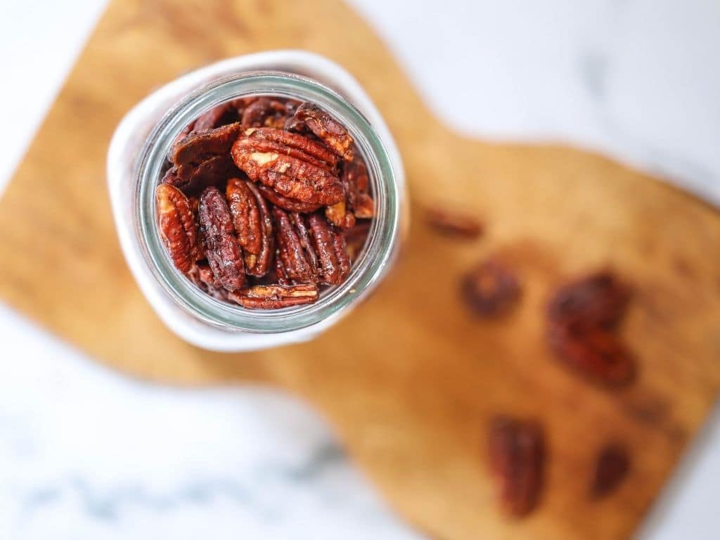 Maple Roasted Pecans