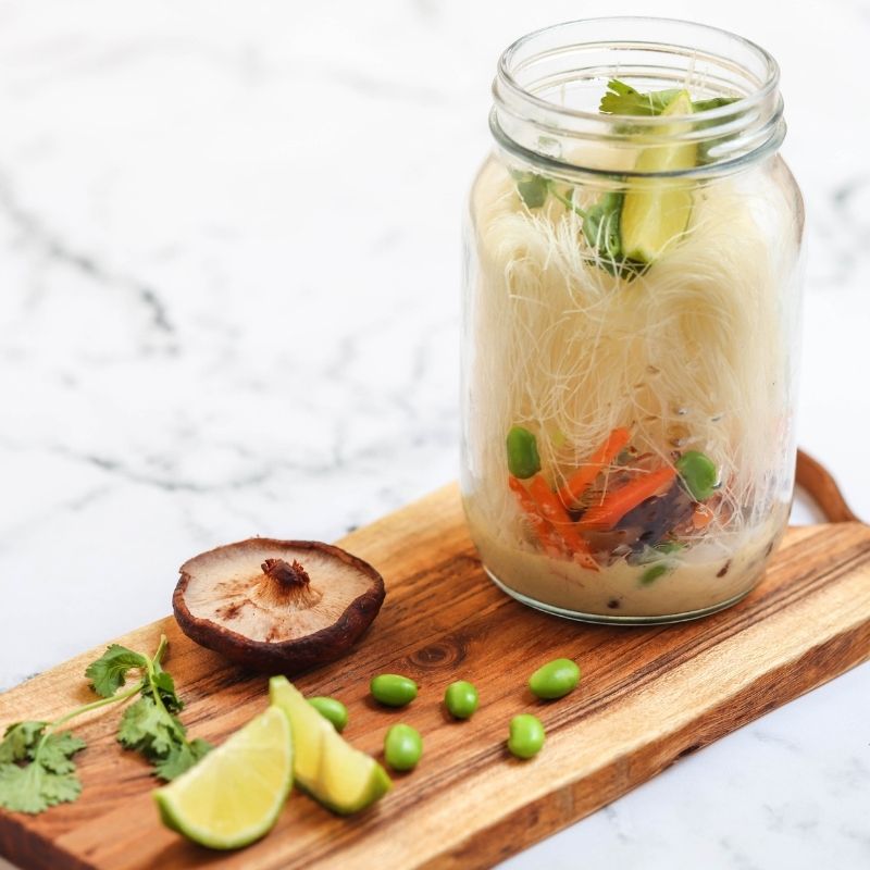 Lunch in a Jar: Thai Curry Noodle Soup