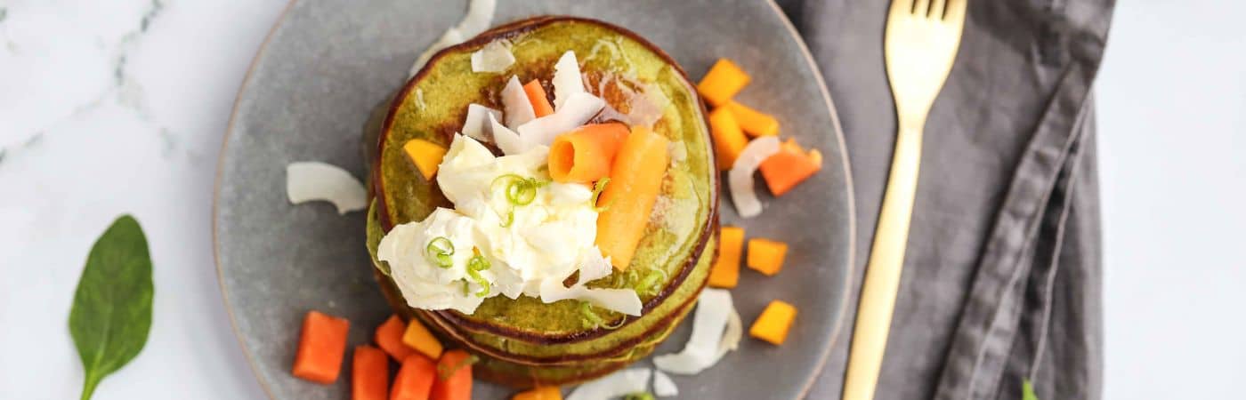 Gluten-Free Green Pancakes Cover